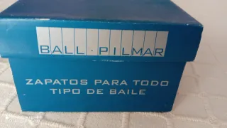 Zapatos de baile de piel negros