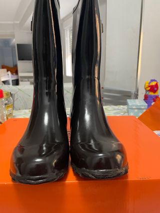 Botas de agua niña negras