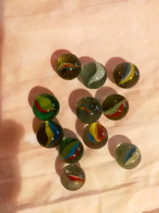 Lote de canicas de cristal Escucho ofertas