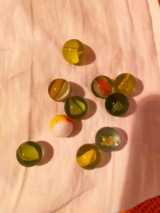 Lote de canicas de cristal Escucho ofertas