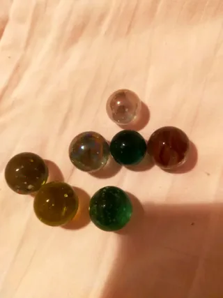 Lote de canicas de cristal Escucho ofertas