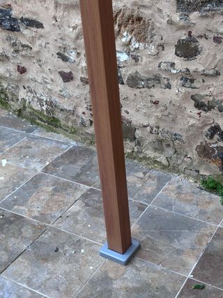 Pérgola con telas, estructura completa. Urge venta