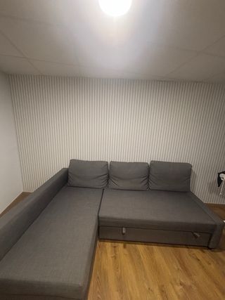 Sofá Chaise Longue Gris Ikea