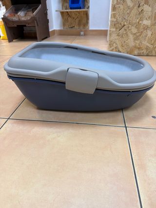 Arenero para gato
