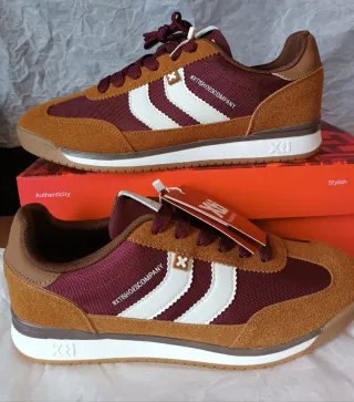 Zapatillas XTI Marrones y Rojas Talla 42