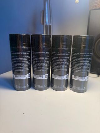 4 Botes Fibras Capilares Toppik Negro