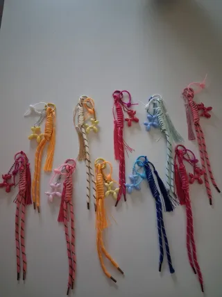 Llaveros hechos a mano con figuras