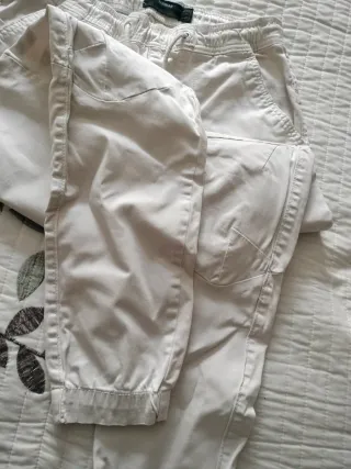 Pantalón Jogger Pull&Bear Talla XS Beige