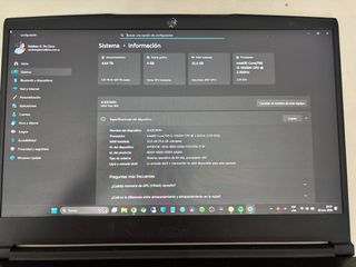 Laptop MSI Gamer i5-10500H 32GB RAM 1 TB Nvme