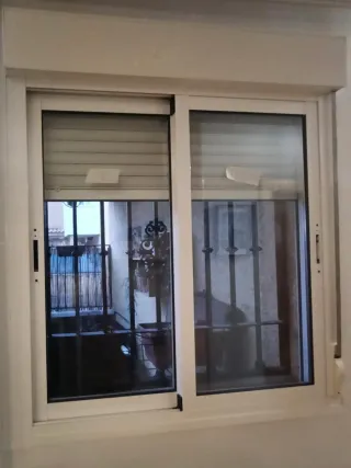 Conjunto ventanas aluminio + cristal climalit