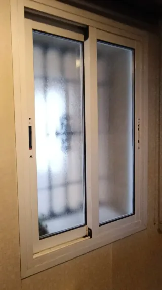 Conjunto ventanas aluminio + cristal climalit