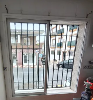 Conjunto ventanas aluminio + cristal climalit
