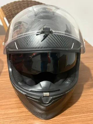 Casco Moto Scorpion Negro  Taiile s
