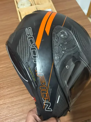 Casco Moto Scorpion Negro  Taiile s