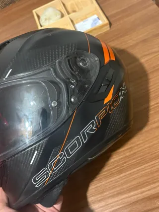Casco Moto Scorpion Negro  Taiile s