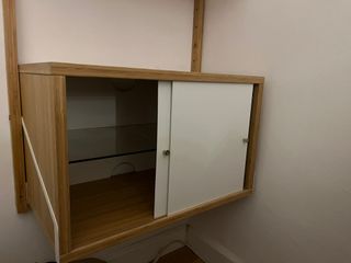 Libreria Ikea bambù e metallo