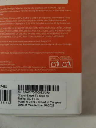 Xiaomi Smart TV Stick 4K