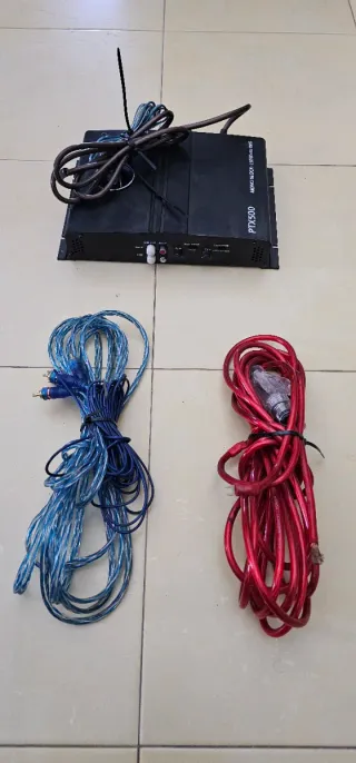 Subwoofer y Amplificador PTX500 para coche