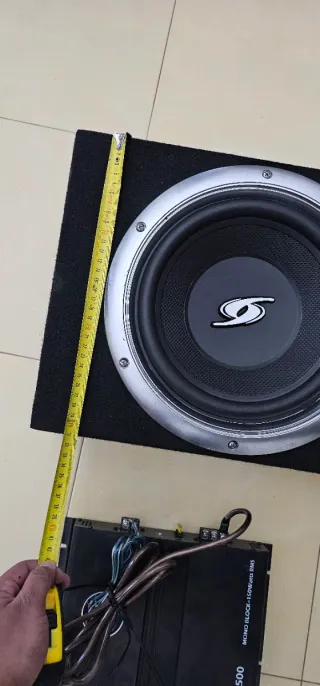 Subwoofer y Amplificador PTX500 para coche