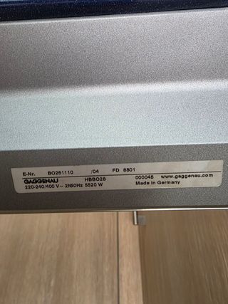 Forno incasso Gaggenau 76 cm BO281110/04 inox