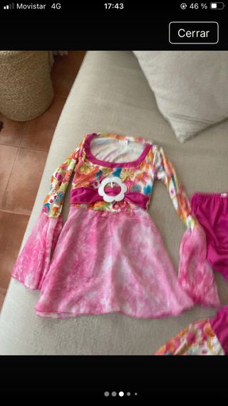 Disfraz Hippy Diva Talla 8