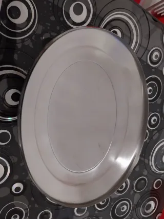 Pentola Ovale con coperchio Oro Argento Inox18/10