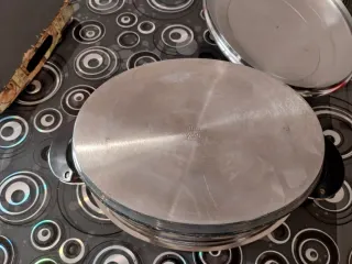 Pentola Ovale con coperchio Oro Argento Inox18/10