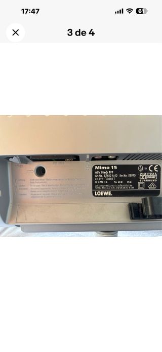 Tv Loewe diseño Vintage