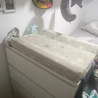 Colchón cambiador estrellas