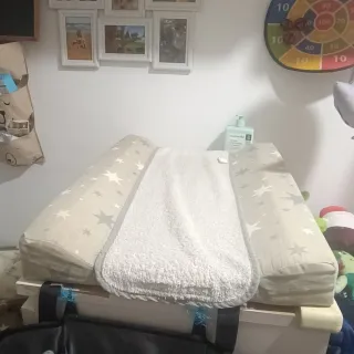 Colchón cambiador estrellas