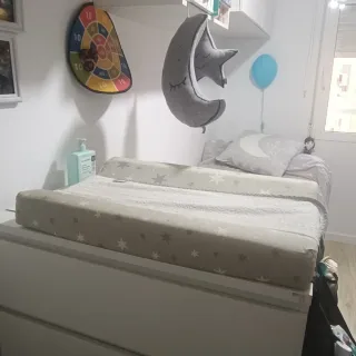 Colchón cambiador estrellas