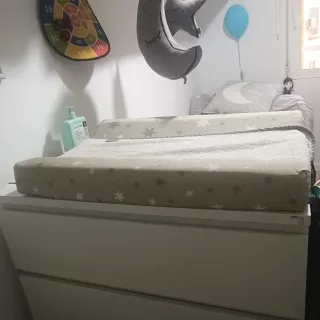 Colchón cambiador estrellas