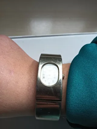 Reloj Clussi Mujer Rojo y Plateado