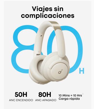 Soundcore Q30 Blanco Auriculares Cancelación Ruido