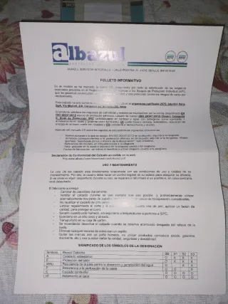 Zapatos Sanitarios Blancos Talla 42