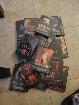 Colección Películas Terror DVD 31 unidades