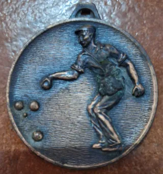 Medalla bronce Campeonato Petanca