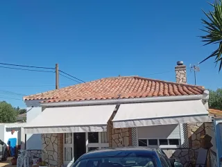 2 Toldo Taupe/Topo Como Nuevo