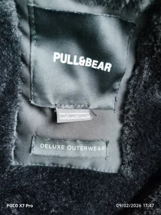 Cazadora Pull&Bear Negra Talla XS