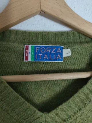 Jersey FORZA ITALIA verde vintage