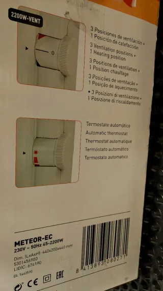 Ventilador S&P METEOREC 2200W