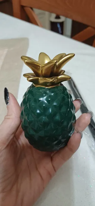 Profumatore ananas oro e verde