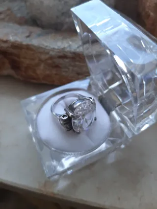 Anello in Argento 925 con  zircone