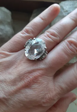 Anello in Argento 925 con  zircone