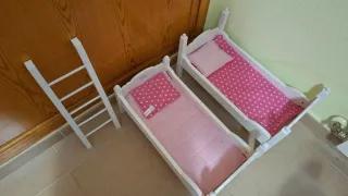 Cunas Dobles Madera Juguete