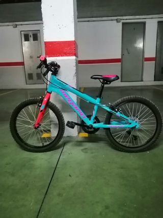 Bicicleta infantil Megamo 20 azul y rosa
