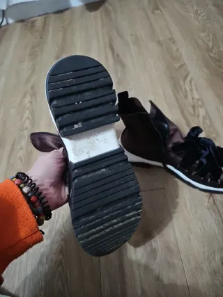 Botines granates talla 38