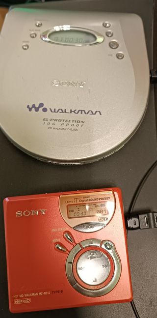 Mini Disc Sony MZ-N510 Rojo