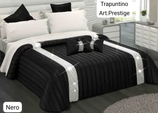 Trapuntino matrimoniale con 2 cuscini