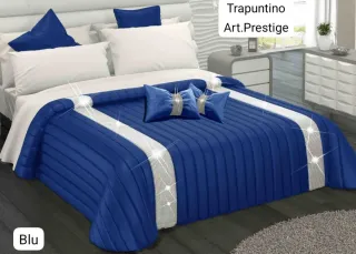 Trapuntino matrimoniale con 2 cuscini